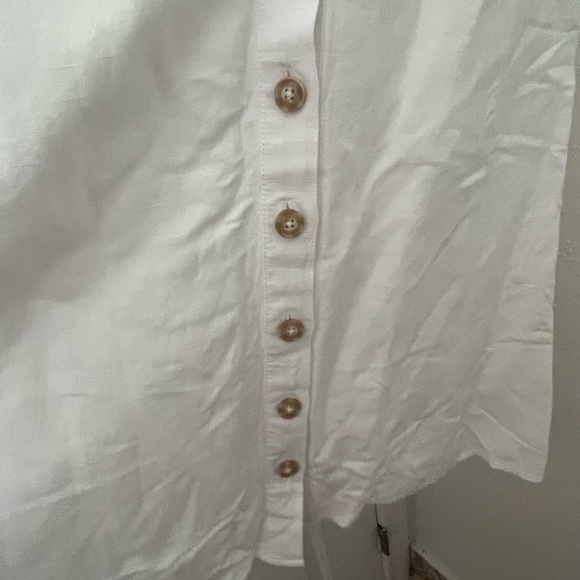 Loft linen blend dress 8P - Picture 3 of 4